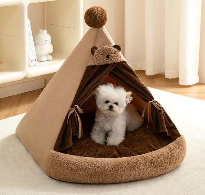 犬掘っ建て小屋円蓋 密閉型猫用離宮 小型犬用 オール時節猫設備