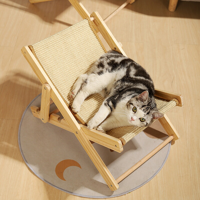 猫用爪とぎゲーム盤 猫用寝床 帆布製サイザル麻覆いかぶせる付き添い人 自然調整能力のある 爪研ぎに揺るぎない 砂浜女性議長型 子ネコ用手あそび 猫設備