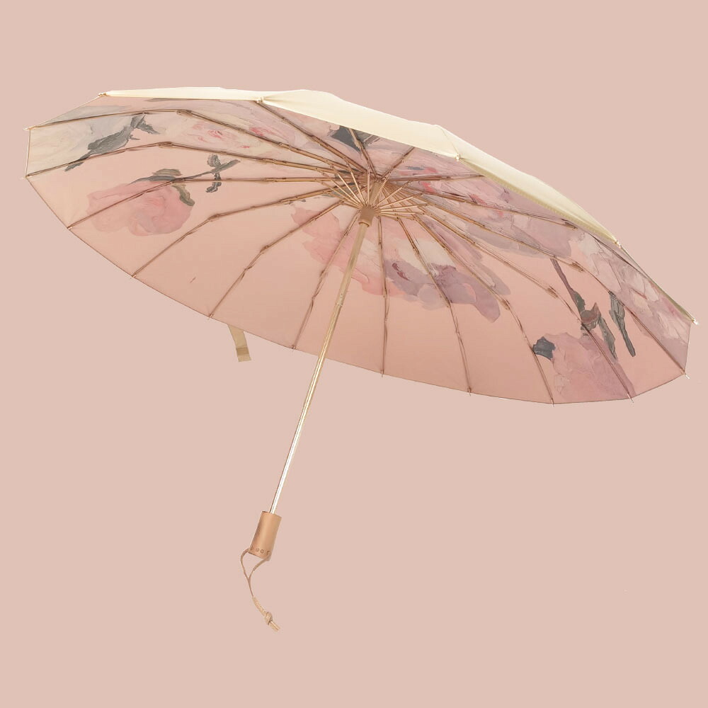 手動190T三つ折り傘 雨降り・日本晴れ兼用 UPF50+ UV撥ねのける 耐風・雨合羽 豪然たる100珊 周遊不可欠品