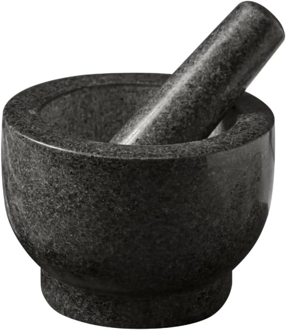 石臼 花崗岩 乳鉢 石うす 摺り鉢 にんにくつぶし 薬研 抗菌 思わしい 安全性のある 調味料 摺り鉢 珈琲豆・みがき上げる用 勝手もと 装置 身寄り用 多役立つこと (L:14*10糎) [並行輸入品]