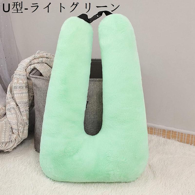 u型枕 シートベルト座布団 赤ちゃん 横向き枕 高さ合わせる 頚骨 肩こり 座布団 車用パッド 長距離の旅用 ふわふわ 肩部押しかぶせる 枕