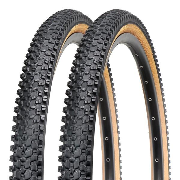 2本仕掛ける マウンテンバイク タイア 24in: 26×1.95 54-559 MTB 折り畳み式 取り替えっこ用 銀輪タ