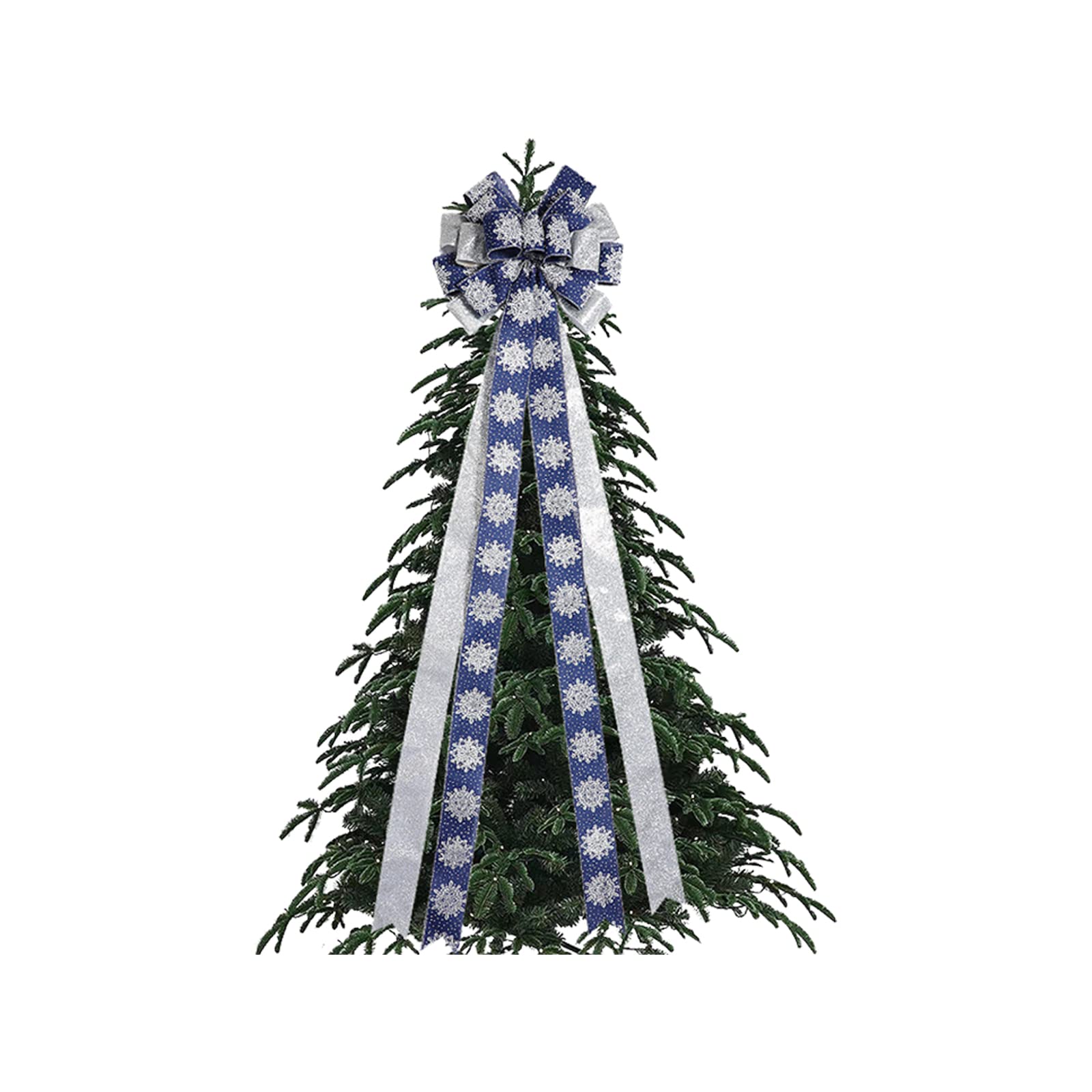 クリスマスツリートッパーボウ 113 x 33糎 ポリエステルクリスマスツリートッパー