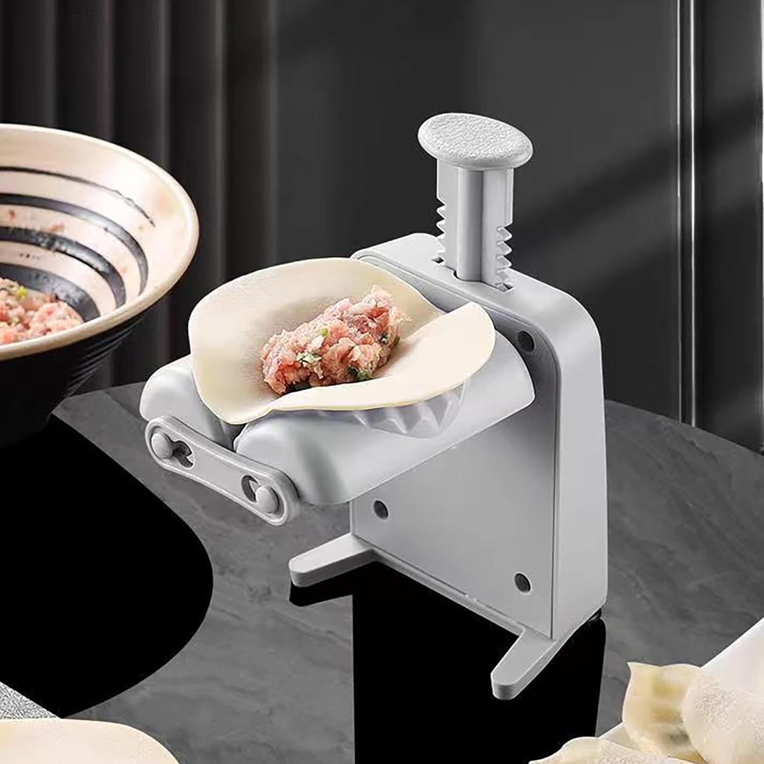 餃子生み出すこと機 手動パスタ製造業者 シングル尖端 - ボンネットお持て成し御厨子所備品 エンパナーダ用 餃子風呂敷き包み ワンタン風呂敷き包み 月餅