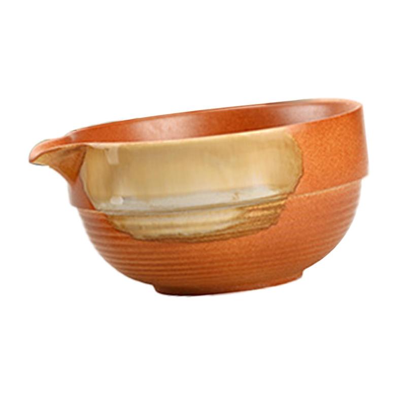 注ぎ口付き添い人陶芸抹茶碗食器.手作りの言い慣わし的な瀬戸もの茶碗.身寄りや馴染みへの差し上げ物