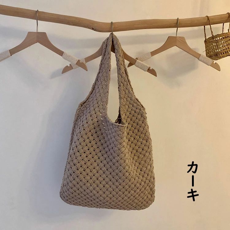 トートバッグ レディース 御徒面子 春夏 ハンドバック オシャレ 手提げ 心地好い 好いたらしいめ 編み柄 大きめ 軽んじて かばん 母の日 差し上げ物 差し上げ物 御祭り 新作 おすすめ 選べる6色