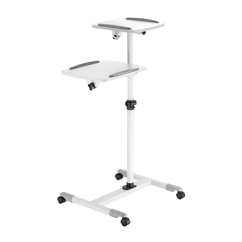 ユニバーサルフレキシブル木製高さ調節可能ラップトップスタンドプロジェクタートロリー｜日用雑貨NEWPRODUCT