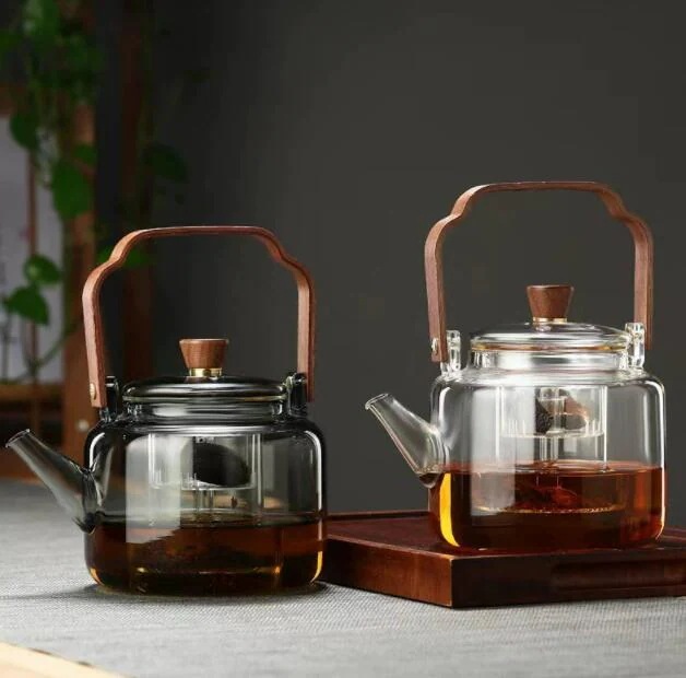 ティーポット 耐熱ガラス ガラスポット ガラス急須 1200ml ガラスケトル ガラスやかん 小 麦茶ポット ガラスピッチャー コーヒーポット コーヒーサーバー 紅|日用雑貨NEWPRODUCT