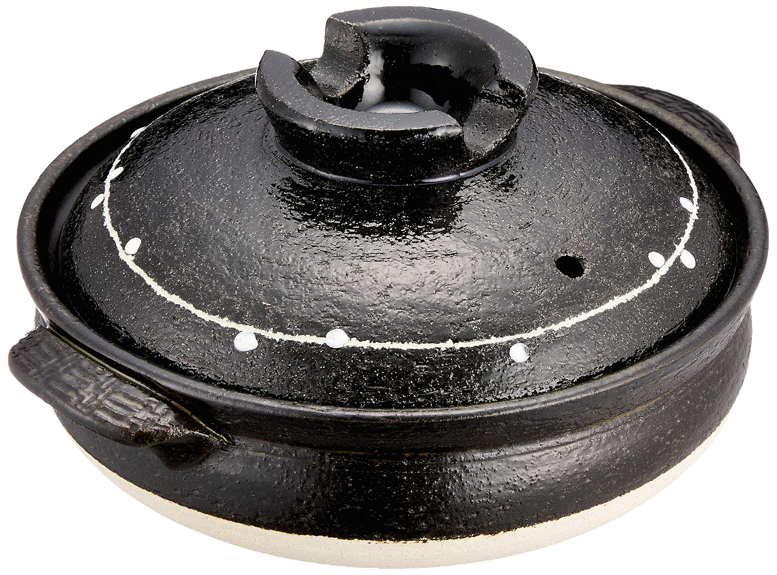 萬古焼 土鍋 6号 (19cm) 1人用 一珍かきおとし｜日用雑貨NEWPRODUCT