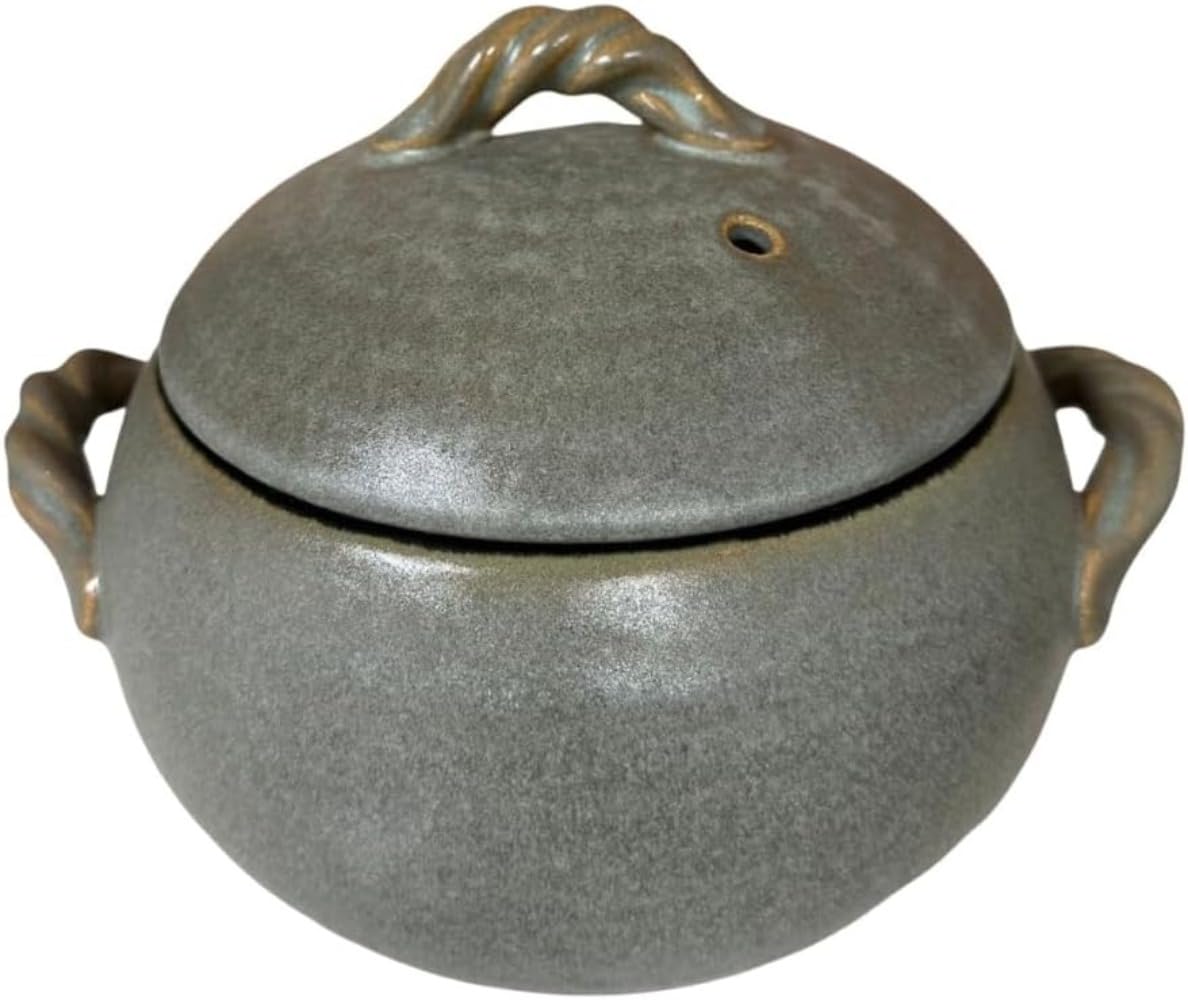 万古焼 陶器土鍋 5 合炊き 高耐熱 800℃ 多熱源対応 炊飯・煮込み用|日用雑貨NEWPRODUCT