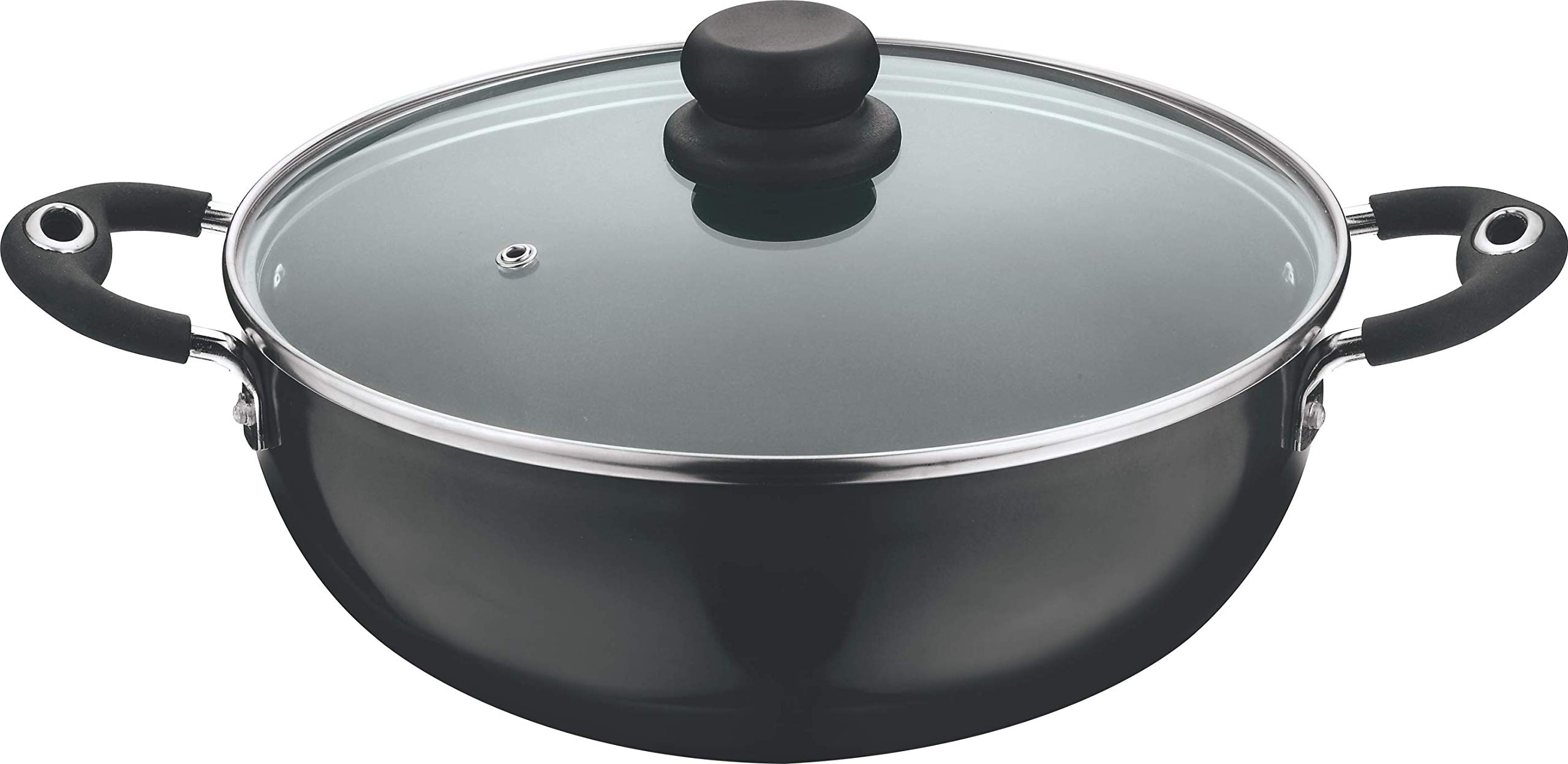 硬質アルマイト加工 焦げ付き防止 深型 カダイ 蓋付き 3.1 LTR(IH対応)|日用雑貨NEWPRODUCT