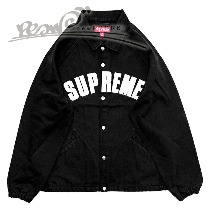 Supreme ブラック コーチジャケット Supreme ブラック コーチジャケット