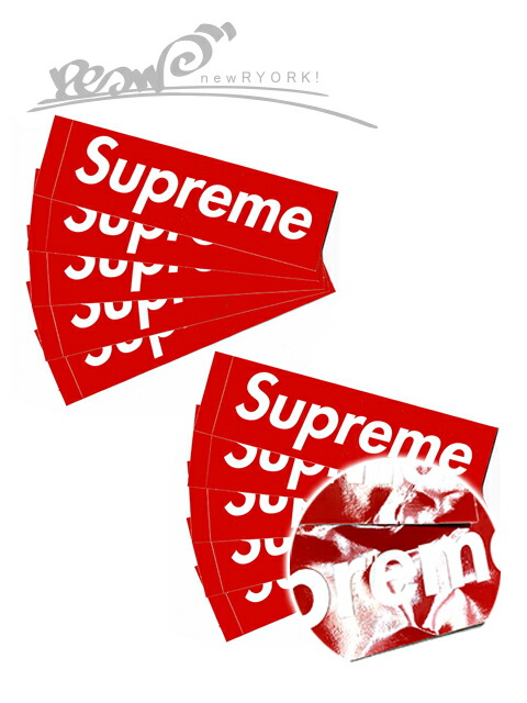 楽天市場】【送料無料】【ステッカー・レッド】Supreme