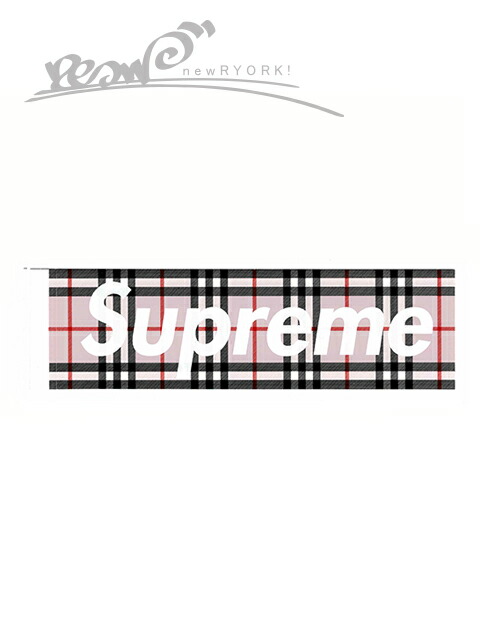 楽天市場】Supreme Burberry Box Logo Sticker シュプリーム