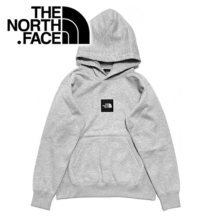 【送料無料】 【楽ギフ_包装】 【メンズ プルオーバーパーカー・ミックスグレー】 THE NORTH FACE ザ ノース フェイス 【HEATHER LOGO BIG HOODIE】 【NT61821R】 【L】 ”ザノースフェイスヘザーロゴビッグプルオーバーパーカー”