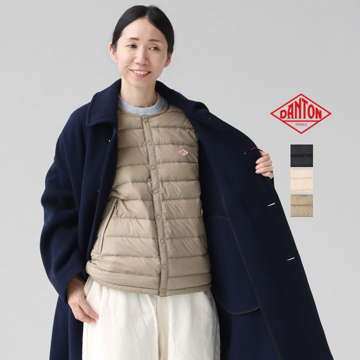 楽天市場】DANTON ダントン｜キルトダウン フードジャケット DT