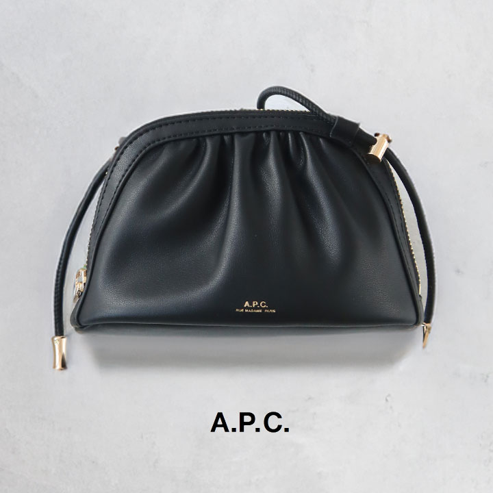 【正規取扱店】A.P.C. アーペーセー｜Ninon スモールドローストリングバッグ BOURSE-NINON-S｜news-webshop（ニューズ） 30,745円