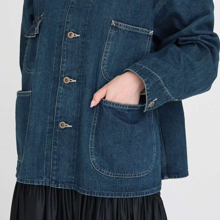 chimala(チマラ) デニム ショート ワークジャケット (CS38-JT13)