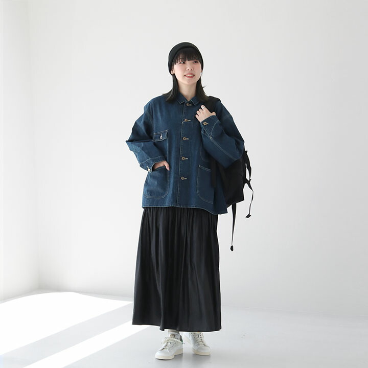 chimala(チマラ) デニム ショート ワークジャケット (CS38-JT13)