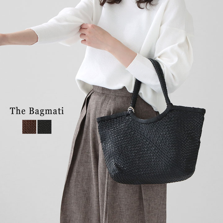 The Bagmati(バグマティ) レザーメッシュトートバッグ(KU-598)