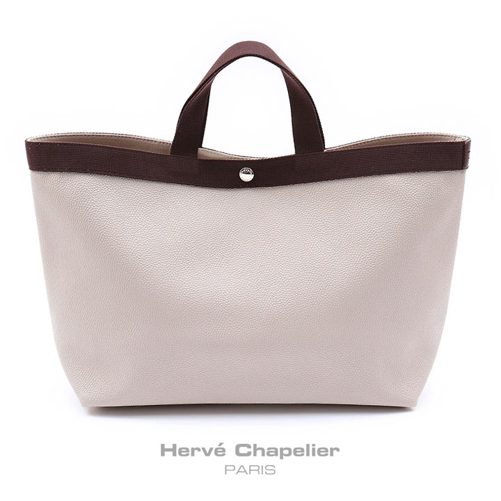 【30％OFF！】Herve Chapelier エルベシャプリエ｜コーテッドキャンバススクエアトート H705GP