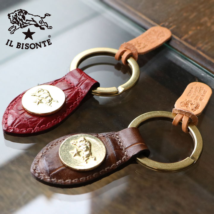 IL BISONTE キーリング キーホルダー SKH040-PG0001-NA106B イルビゾンテ IL BISONTE キーリング キーホルダー SKH040