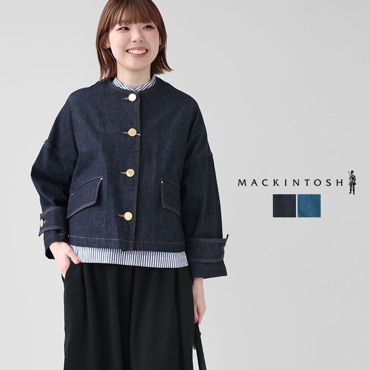 MACKINTOSH マッキントッシュ｜HUMBIE ノーカラーデニムジャケット HUMBIEDENIMNOCO