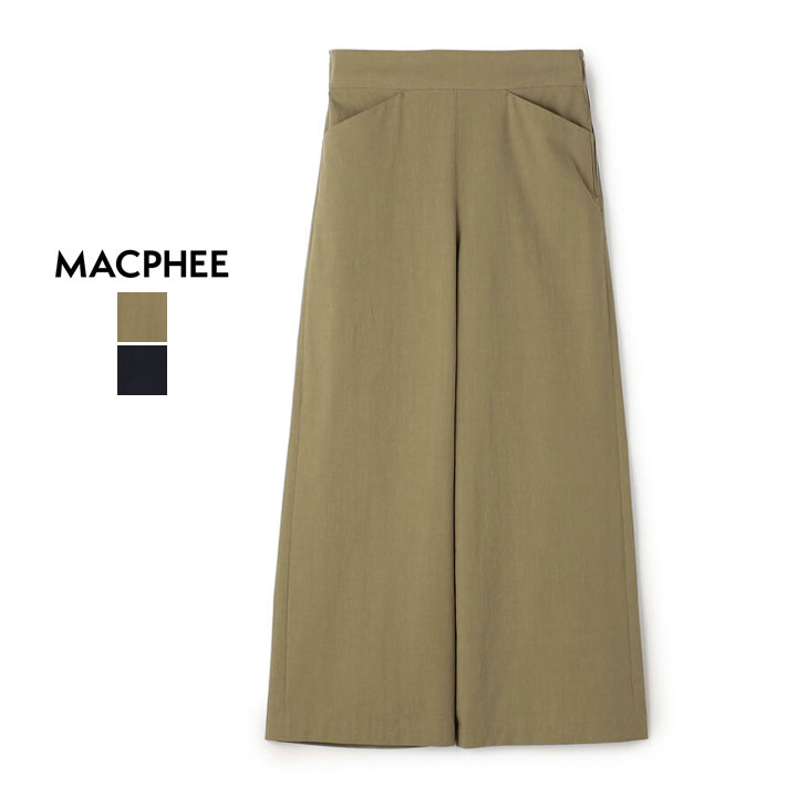 MACPHEE マカフィー｜ハイツイストボイル ワイドパンツ 12-04-52-04502｜news-webshop（ニューズ）