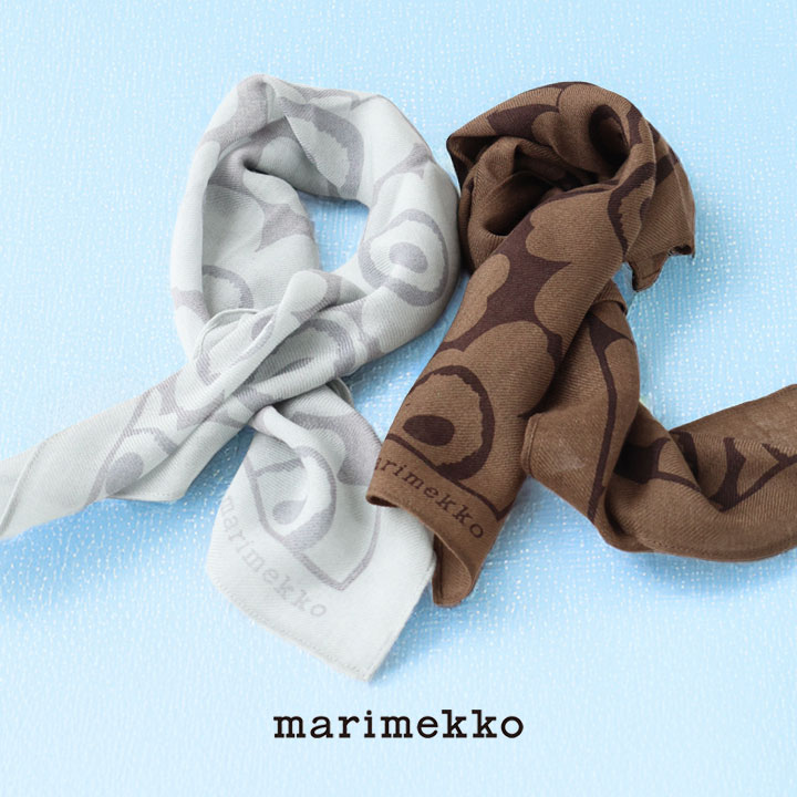 marimekko マリメッコ｜Kuittaus Unikko スカーフ 52263-95311 ※簡易包装で1点のみネコポス配送可能です。マリメッコ正規取扱店