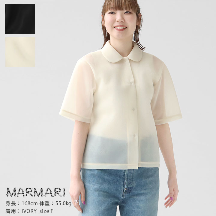 【30％OFF！】MARMARI(マルマリ) シアーブラウス(MBL-142)
