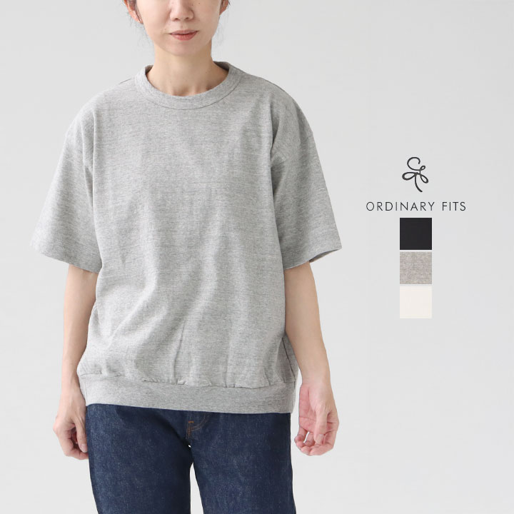 【20％OFF！】Ordinary fits(オーディナリーフィッツ) プレーティング天竺 ドロップ リブ Tシャツ(CS008)