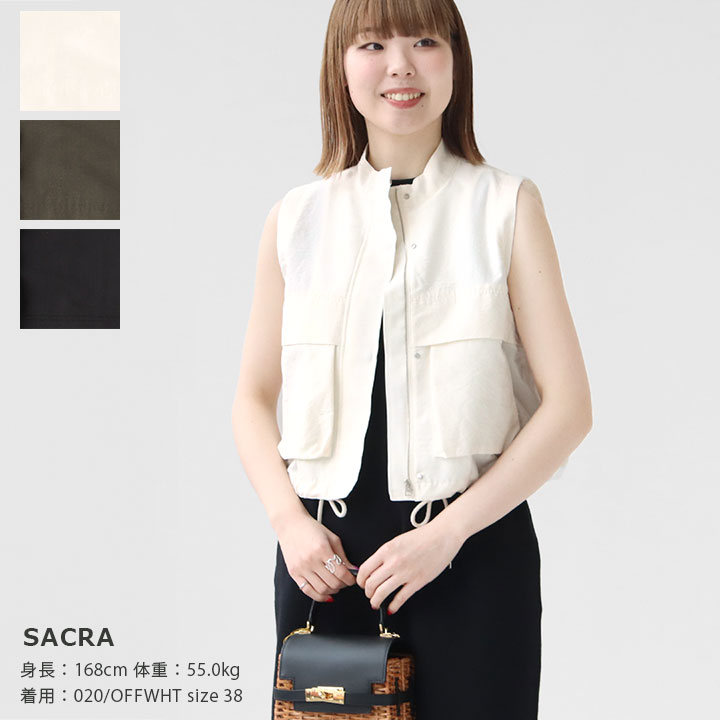 楽天市場】【20％OFF！】SACRA(サクラ) ライトメルトン ジレ(123506061 