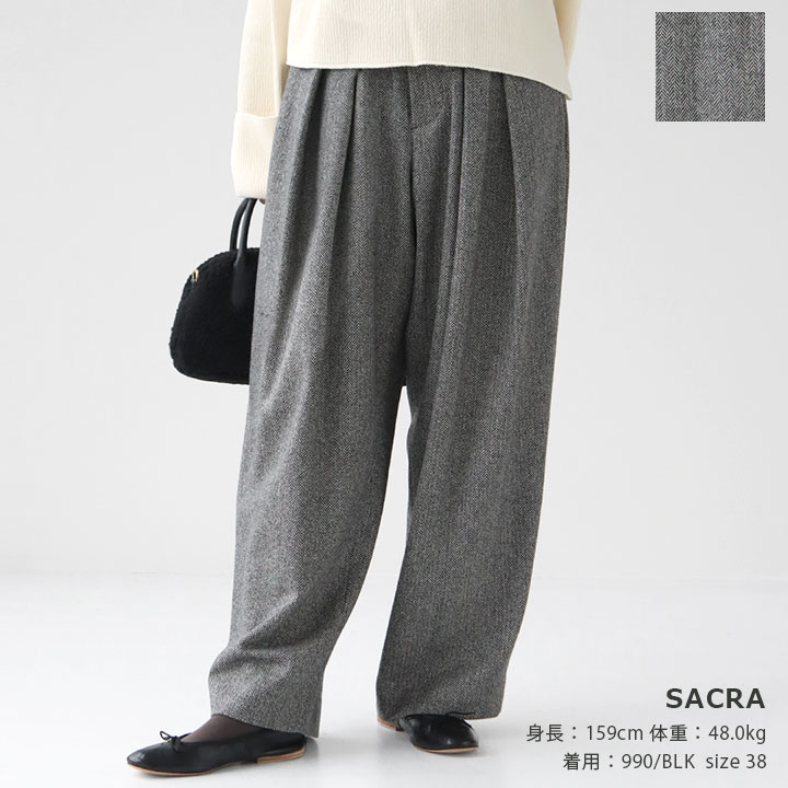 楽天市場】SACRA(サクラ) リネンコットンシャンブレーパンツ
