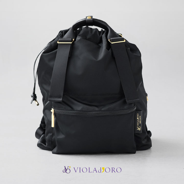 VIOLAd'ORO ヴィオラドーロ｜GINO ナイロン 2WAYバックパック V-2188｜news-webshop（ニューズ）