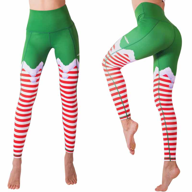 楽天市場 コンプレッションウエア スポーツタイツ レディース ヨガパンツ オシャレ ランニング スパッツ ヨガウェア レギンス フィットネスウェア パワーストレッチ ヒップアップ 加圧 伸縮性 吸汗速乾 Uvカット クリスマス雰囲気 S M L Xl 送料無料 沖縄 離島を除く