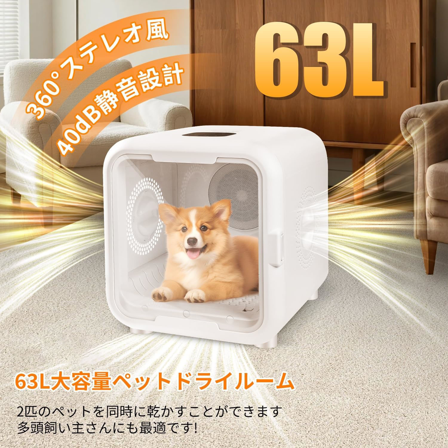 【早い者勝ち‼️】ペット用ドライヤー ペットドライルーム ペットドライヤー 抜け毛 脱臭機 ペット 犬 猫 急速乾燥ケース 楽天市場】ペット乾燥機 ペットドライルーム ペット用ドライヤー 乾燥