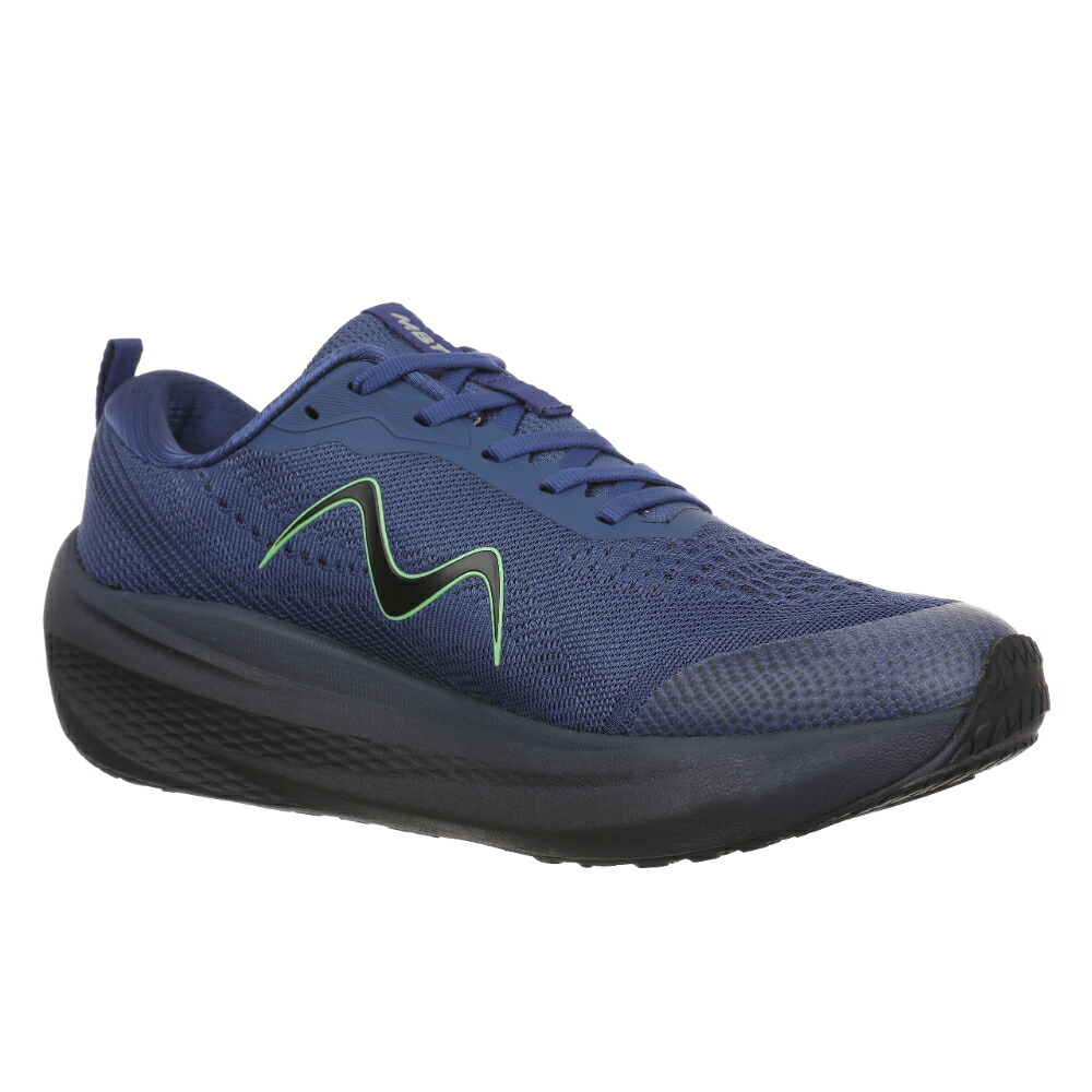【MBT 2026年 秋冬モデル】MBT エムビーティー メンズ シューズ 靴 スニーカー MBT-1000 II LACE UP BLACK/NAVY 703798-1733Y|NEWTRO 店