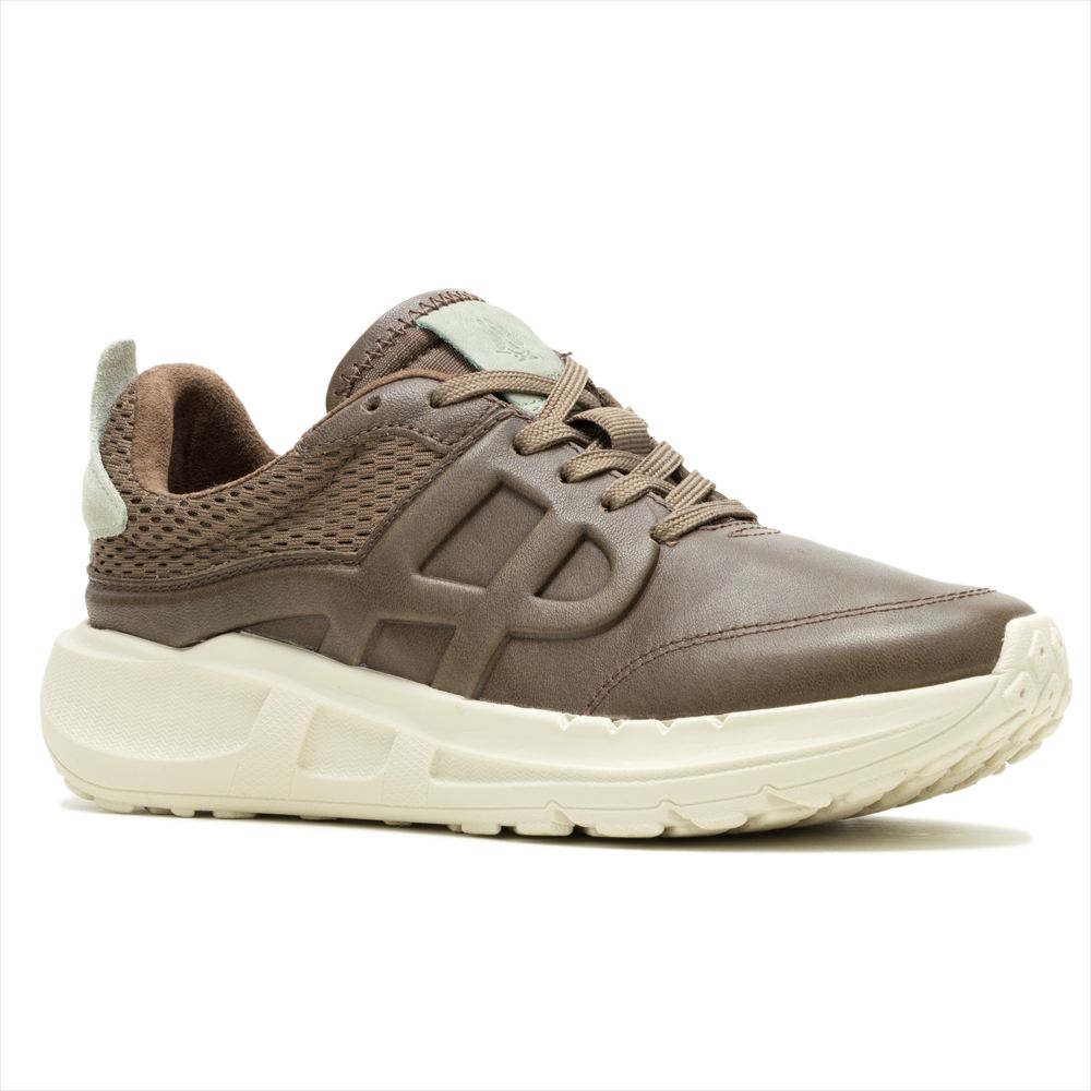 【SALE】HushPuppies ハッシュパピー レディース 靴 シューズ スニーカー SEVENTY8 LTHR RUNNER/SOFT FOSSIL LEATHER HPW11348|NEWTRO 店