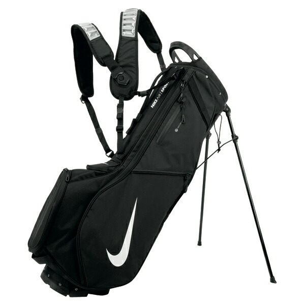 【美品】NIKE ナイキ キャディバッグ ゴルフバッグ ゴルフ用品 ブラック NIKE ナイキ キャディバッグ メンズ レディース GF3011 ブラック