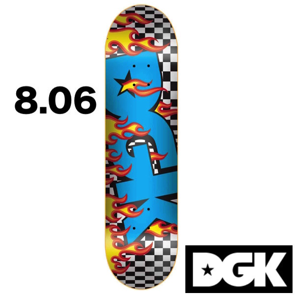 Dgk ディージーケー On Fire 8 06inc デッキ Deck Skateboard スケボー スケートボード Pasadenasportsnow Com