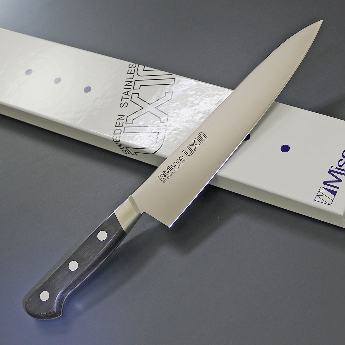 楽天市場】ミソノ 包丁 牛刀 210mm MISONO UX10 牛刀 ツバ付