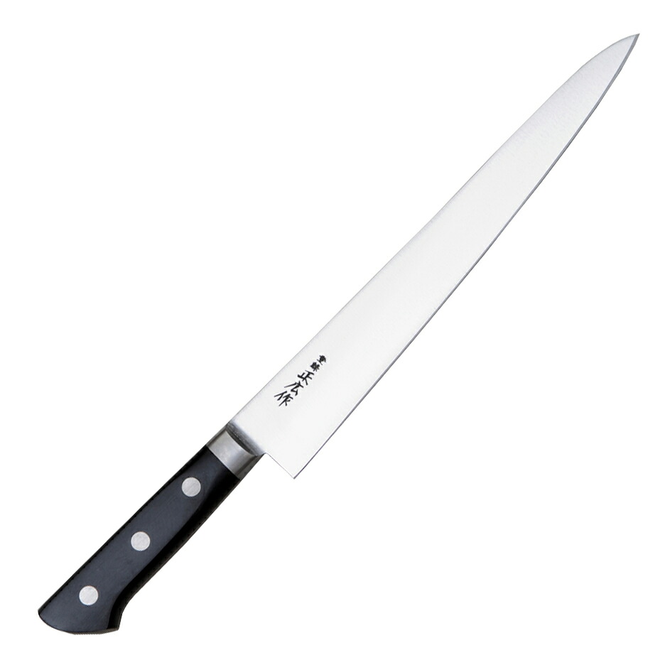 【ギフト対応可】【正広】 日本鋼 口金付 筋引 270mm 選べる無料ラッピング キッチン用品 キッチングッズ 調理器具 料理道具 調理用品 切れ味抜群 よく切れる 家庭用 和包丁 庖丁 肉 牛肉 下処理｜ニューワールドネット名品倶楽部