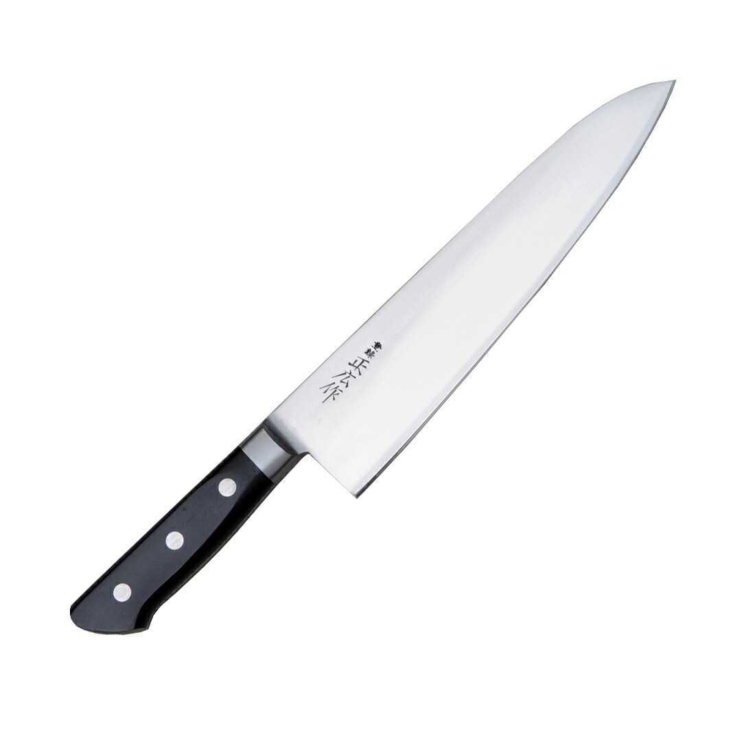 【ギフト対応可】【正広】 日本鋼 口金付 洋出刃 210mm 選べる無料ラッピング 包丁 キッチン用品 キッチングッズ 調理器具 調理用品 魚 捌く 釣り フィッシング 庖丁 切れ味抜群 よく切れる 台所 キッチンアイテム 肉 洋食 骨付き 冷凍 かたい食材 かぼちゃ 和食｜ニューワールドネット名品倶楽部