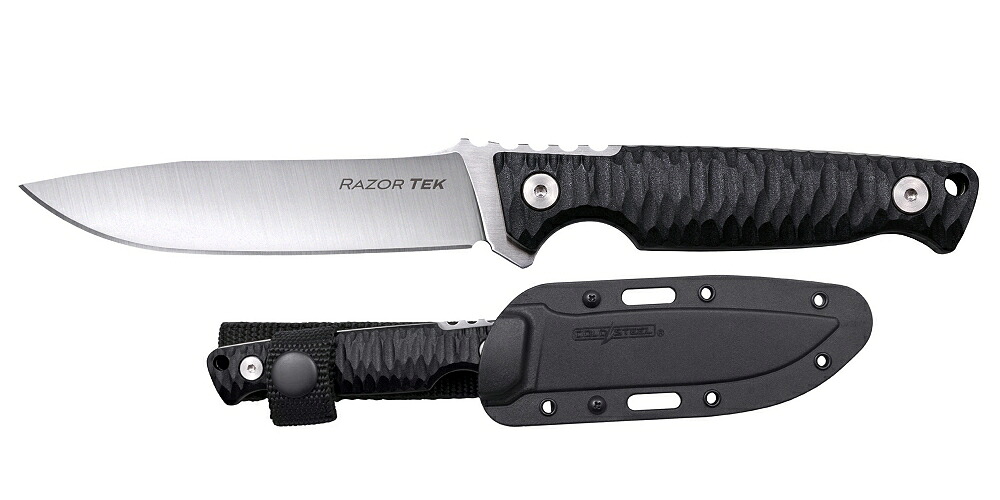 【ギフト対応可】【COLD STEEL】 コールドスチール 4インチ レイザーテック FX-4RZR 固定刃 シース付き 選べる無料ラッピング アウトドアナイフ サバイバルナイフ シースナイフ 切れ味抜群 コンパクトナイフ キャンプ 釣り フィッシング フィックスドブレード｜ニューワールドネット名品倶楽部