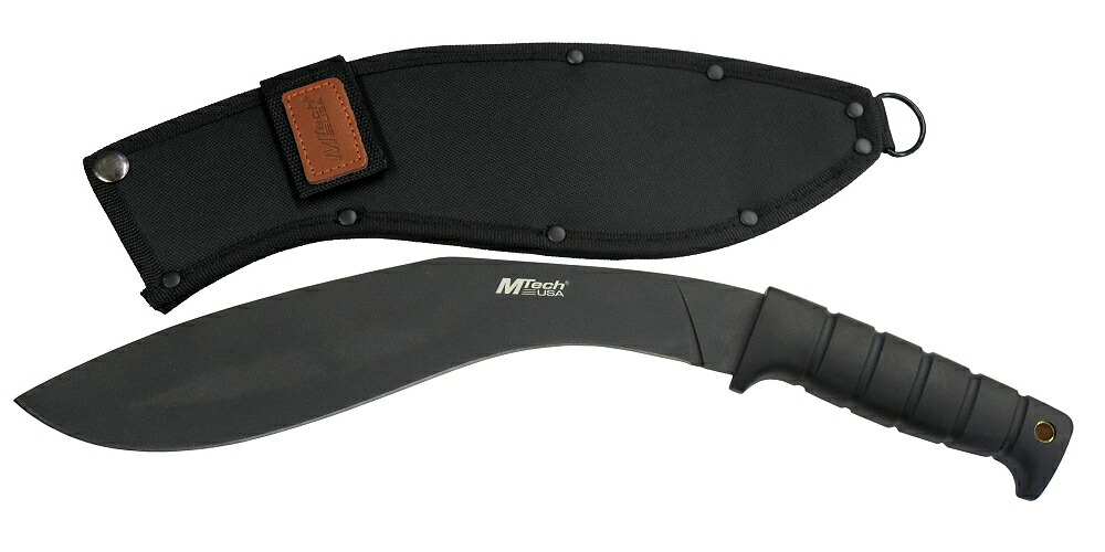 【Master Cutlery】 マスターカトラリー NSククリ MT-537 マチェット ナイフ アウトドアナイフ サバイバルナイフ キャンプ 切れ味抜群 よく切れる カーブ刃 ストレート ケース付き シースナイフ サビにくい おすすめ 切る 草木 木 自然