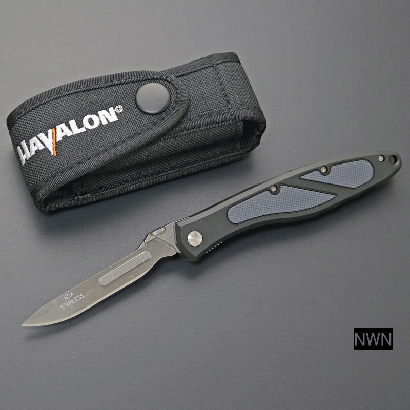 【ギフト対応可】 【HAVALON】ハバロン PIRANTA Z XTC-60AZ ピランタ ゼット 選べる無料ラッピング 折りたたみナイフ フォールディングナイフ 切れ味抜群 取り替え 替刃式 スペア付き ケース付 アウトドア キャンプ サバイバル ハンティング 狩猟