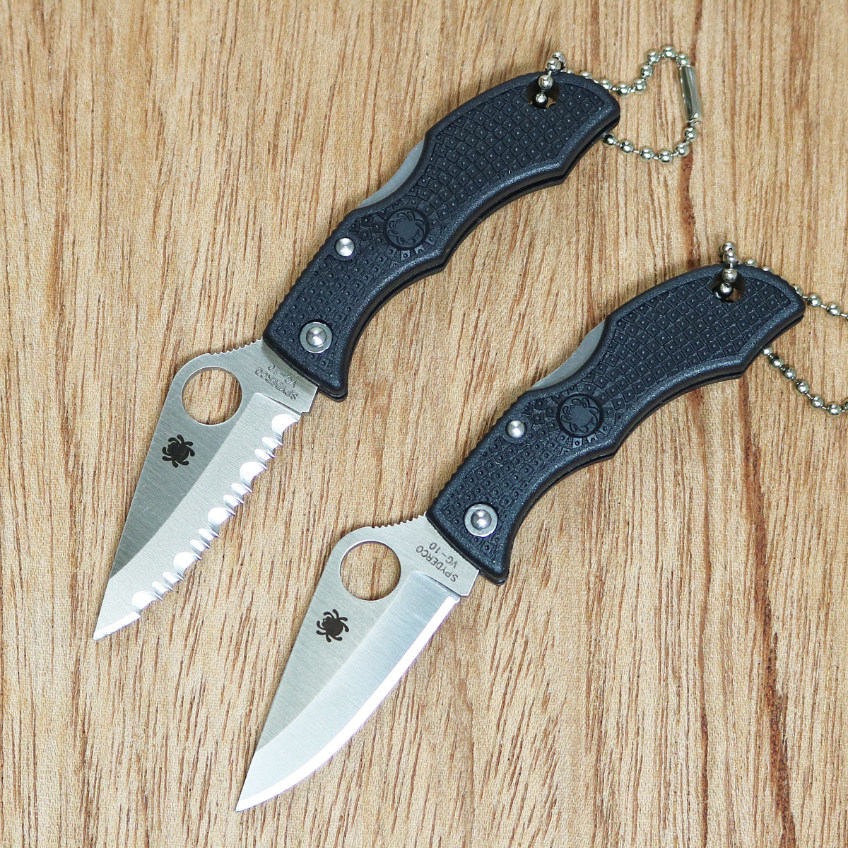 【ギフトバッグ対応可】 スパイダルコ 【SPYDERCO】 レディバグ3 ブラック ナイフ アウトドアナイフ サバイバルナイフ キャンプ 釣り フィッシング 折りたたみナイフ フォールディングナイフ コンパクト 切れ味抜群 VG10 ボールチェーン付き