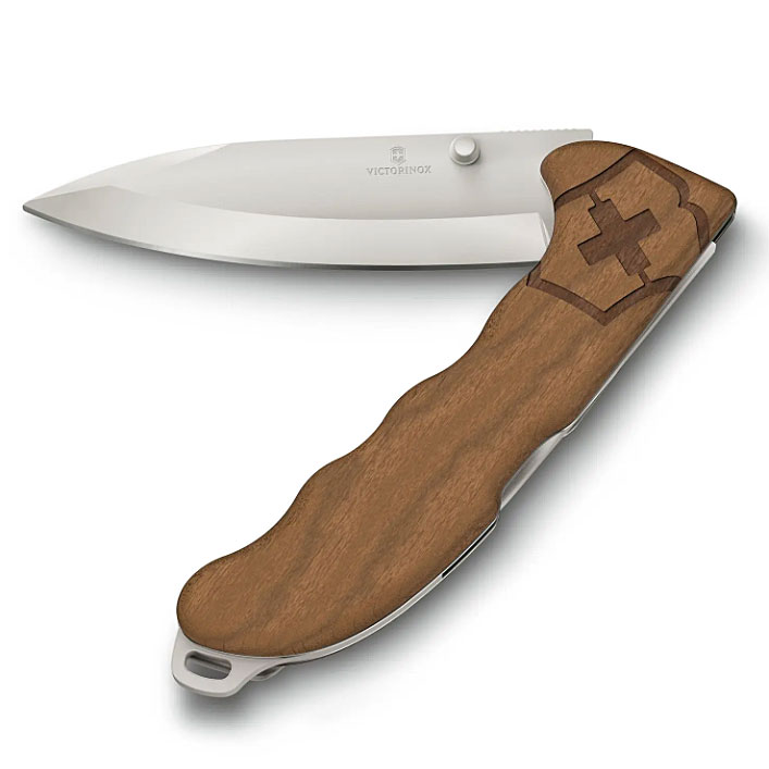 【ギフト対応可】【国内正規品】ビクトリノックス 【VICTORINOX】 エヴォ―ク ウッド 0.9415.D630 選べる無料ラッピング アウトドア サバイバルナイフ キャンプ 釣り フィッシング 折りたたみナイフ フォールディングナイフ 登山 切れ味抜群