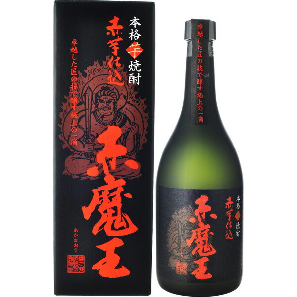 楽天市場】25度 赤魔王 1800ml瓶 赤芋仕込み甕貯蔵芋焼酎 櫻の郷