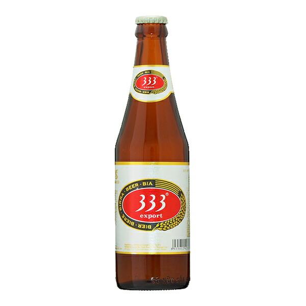 楽天市場】333 （バーバーバー）330ml 瓶 ベトナムビール